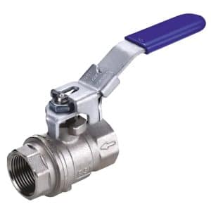 AIRpipe Safety Exhausting Double Female NPT Nickel Plated Ball Valve (Locking)