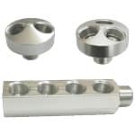 AIRpipe Manifold with One 1/2" Male NPT Inlet to Four 1/2" Female NPT Ports