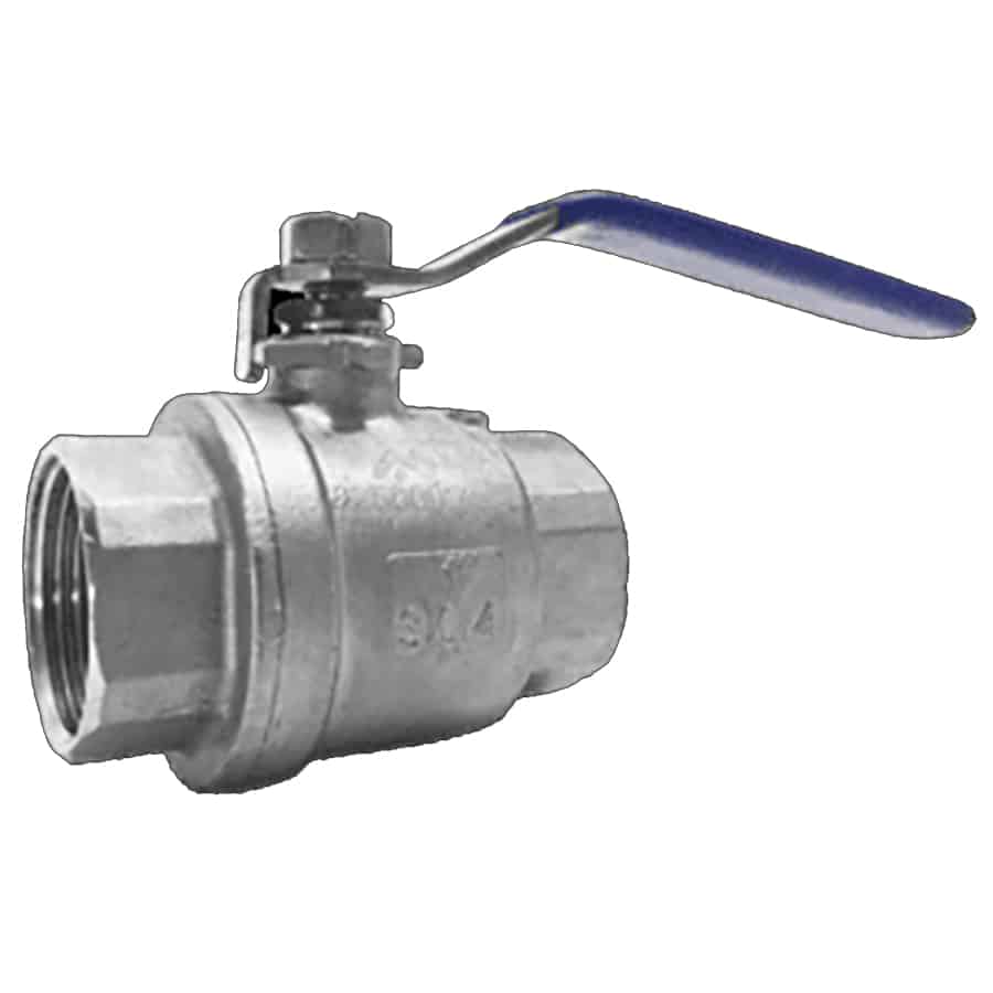 AIRpipe Double Female NPT Nickel Plated Ball Valve (Locking)