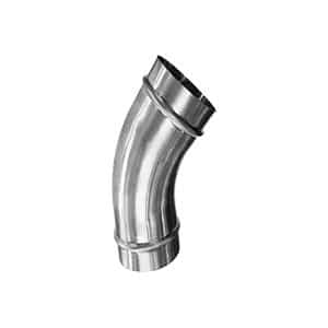 AIRpipe 10in Equal 45° Elbow (304 SS) - Image 2