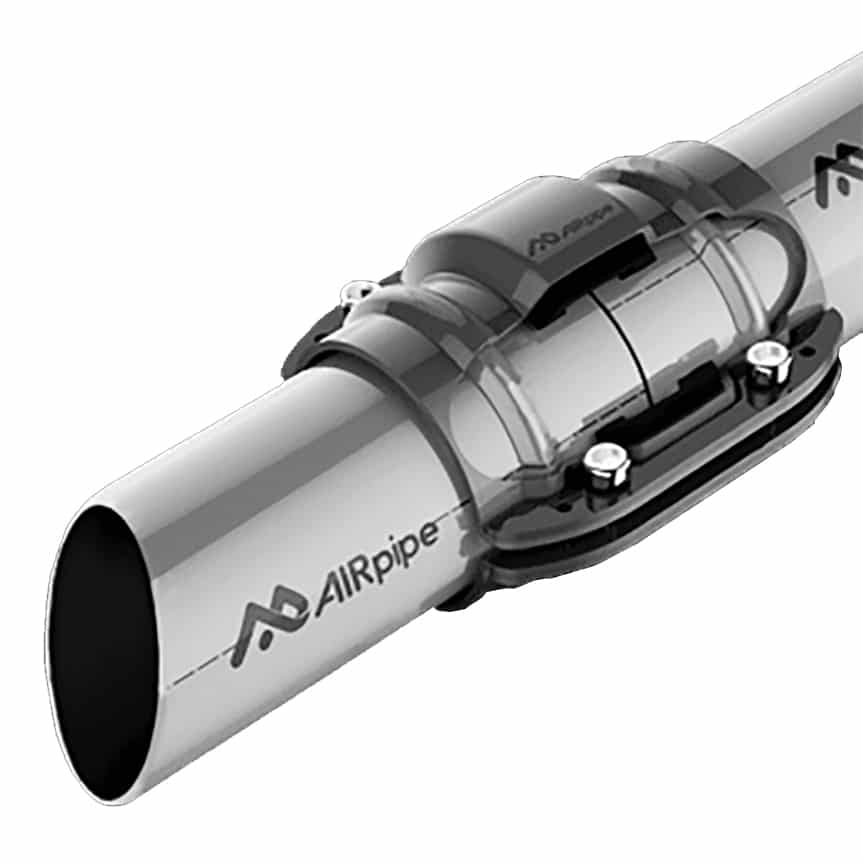 AIRpipe Gray Rigid Aluminum Pipe